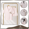 Bộ Đồ Ngủ Nữ LUNA SLEEPY Chất Vải Lụa Mềm Mịn, Thoáng Mát, Thiết Kế Kẻ Sọc Màu Hồng Dịu LS13