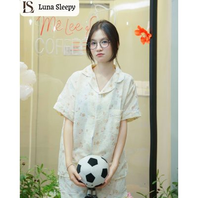 Đồ ngủ nữ Luna Sleepy cổ V
