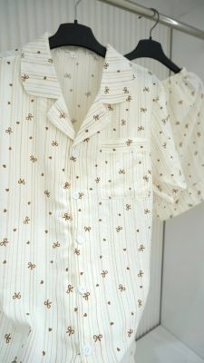Kiểm tra đường may pijama nữ