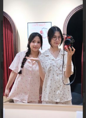 Đồ ngủ nữ Luna Sleepy chụp ảnh