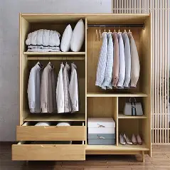 Gấp pijama gọn gàng trong tủ